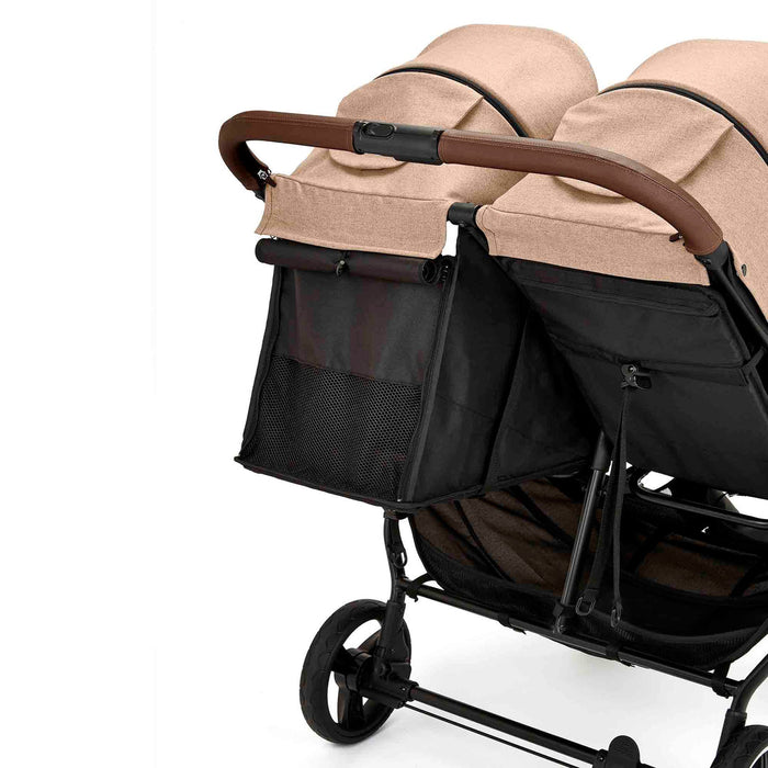 Ickle Bubba Venus Max Double Stroller - Biscuit