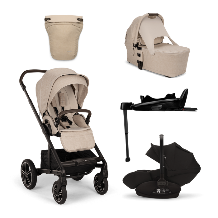 Nuna Mixx Next + Arra Next Travel System - Biscotti