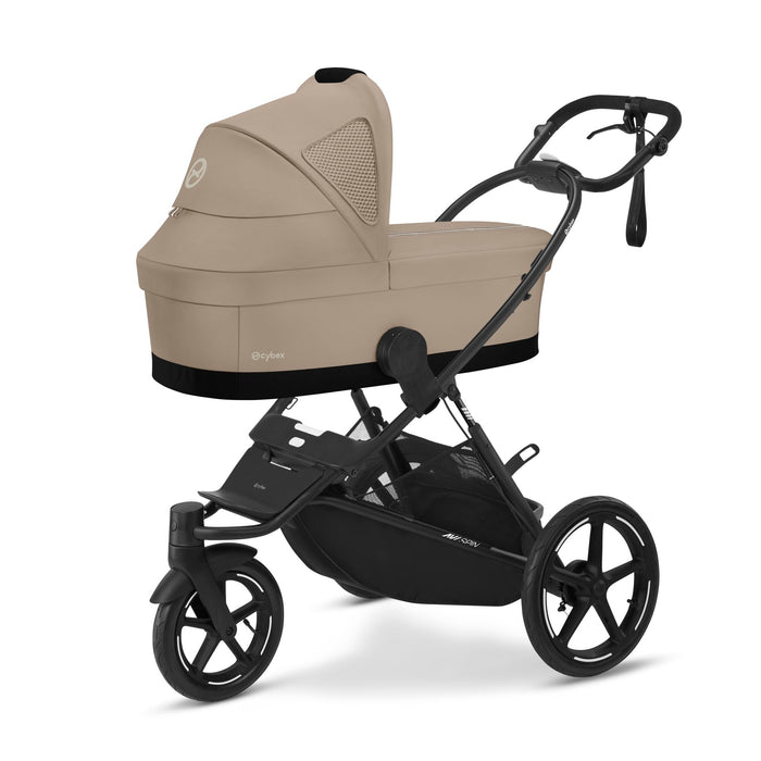 Cybex AVI Spin Almond Beige Bundle with Cloud G Car Seat & Base