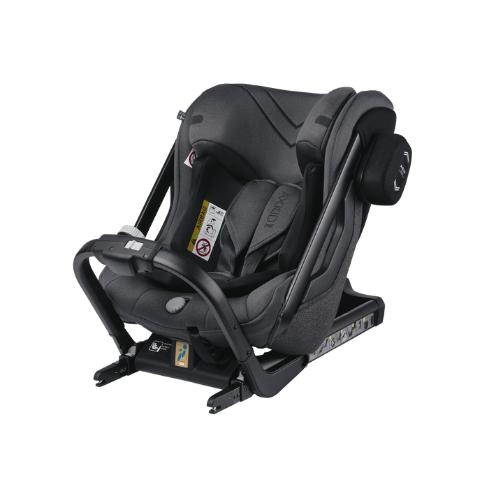 Axkid One+ 2 Granite - Extended Rear Facing Plus-Tested i-Size Car Seat - A few left!