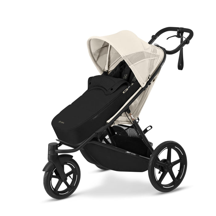 Cybex AVI Spin Almond Beige Bundle with Cloud G Car Seat & Base