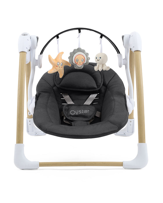 BabyStyle Oyster Swing Baby Bouncer in Carbonite