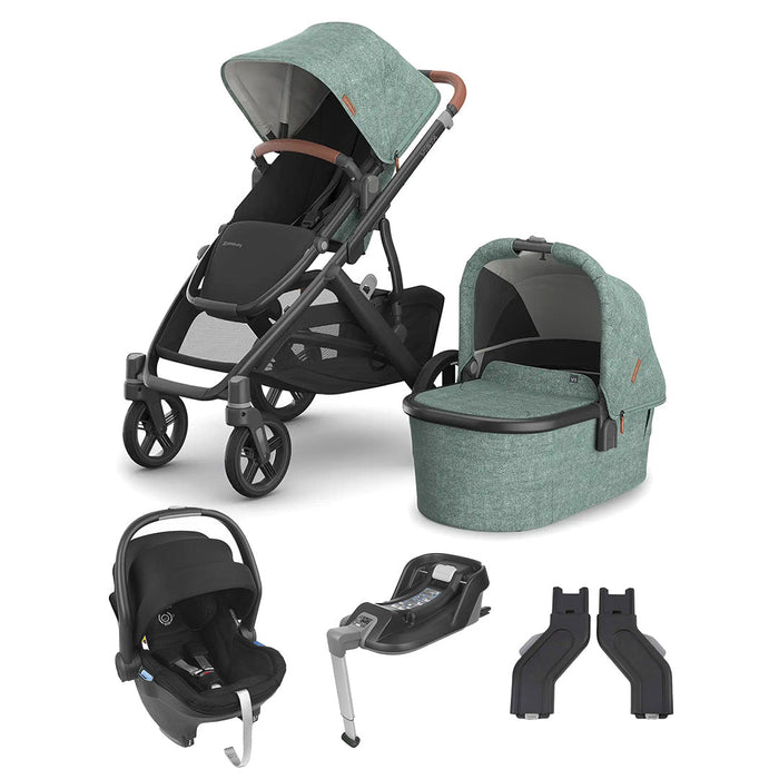 UPPAbaby Vista V3 in Gwen with Mesa iSize Car Seat & Base