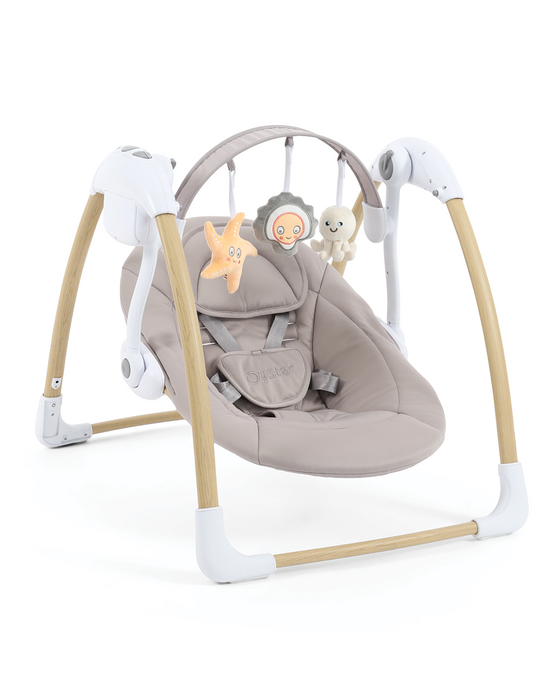 BabyStyle Oyster Swing Baby Bouncer in Stone