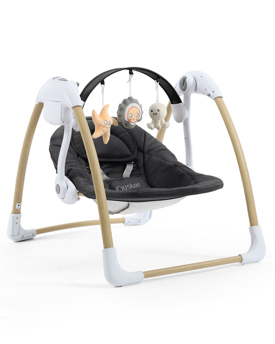 BabyStyle Oyster Swing Baby Bouncer in Carbonite