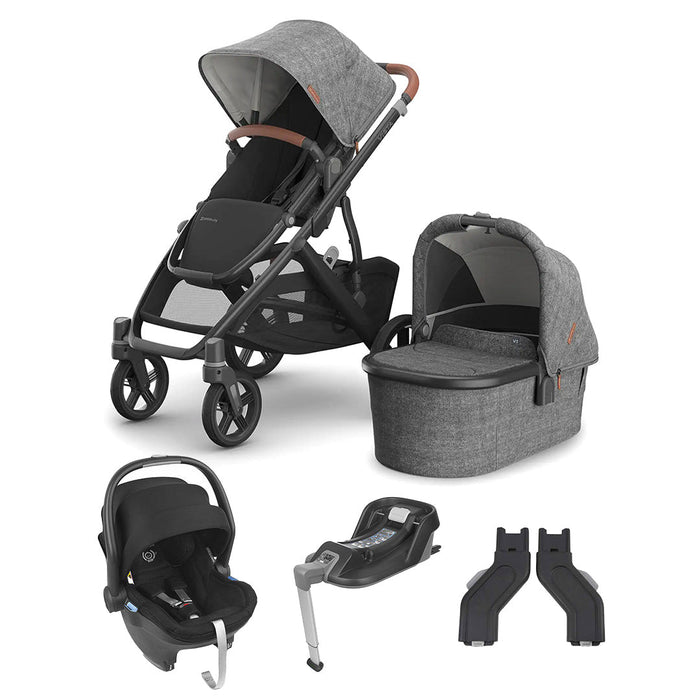 UPPAbaby Vista V3 in Greyson with Mesa iSize Car Seat & Base