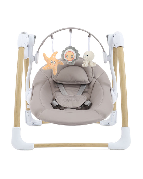 BabyStyle Oyster Swing Baby Bouncer in Stone