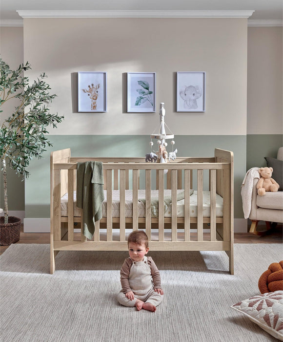 Mamas & Papas Atlas Cot Bed Starter Bundle - Light Oak - Delivery Mid Oct