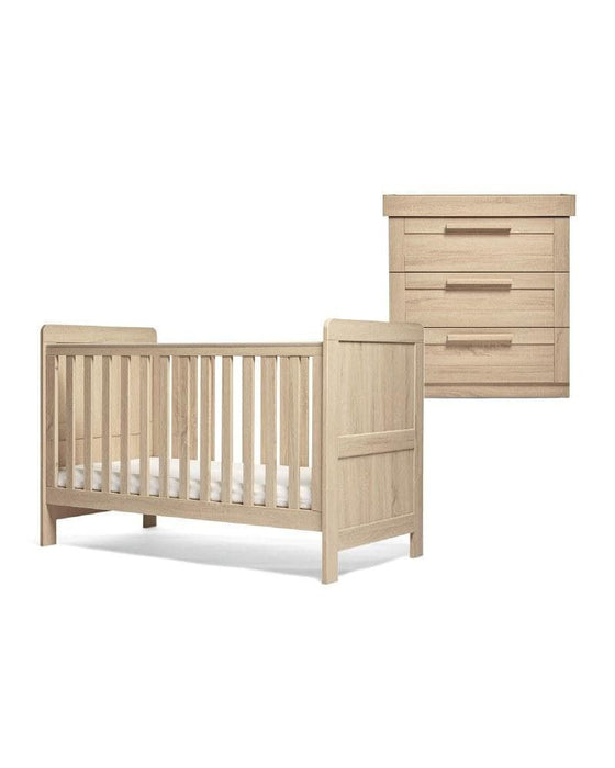 Mamas & Papas Atlas 2 Piece Room Set - Light Oak - Delivery End November