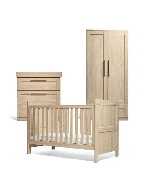 Mamas & Papas Atlas 3 Piece Room Set - Light Oak - Delivery Mid Oct