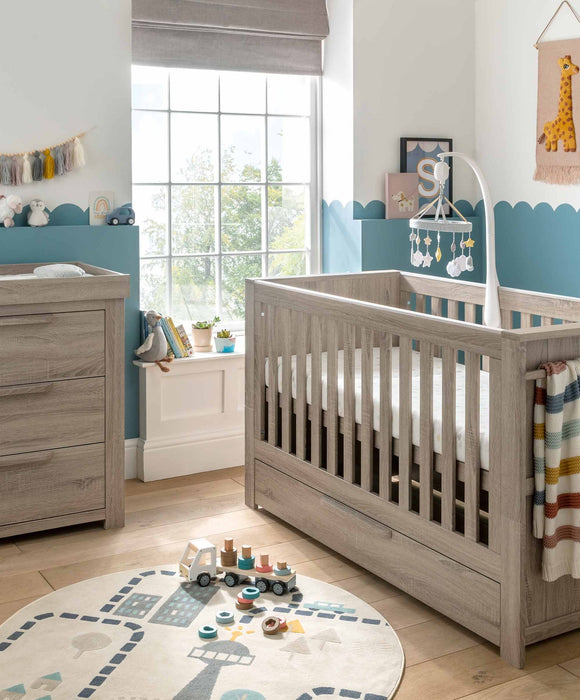 Mamas & Papas Franklin 2 Piece Cot Bed Room Set - Grey Wash