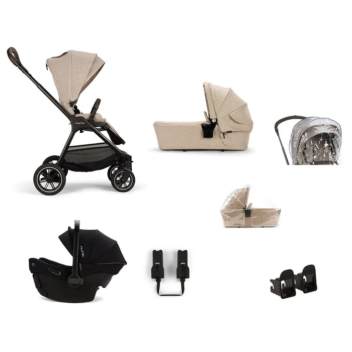 Nuna Triv Next + Pipa Urbn Travel System - Biscotti