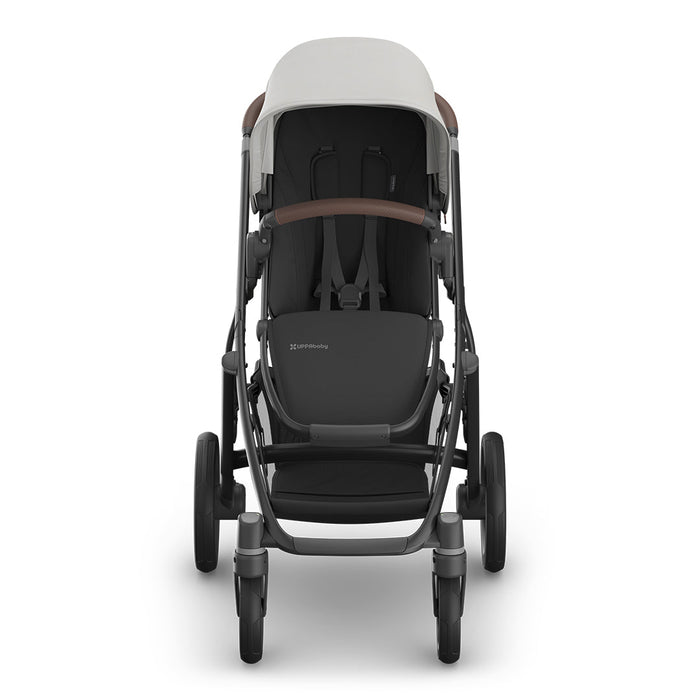 UPPAbaby Vista V3 in Savannah with Mesa iSize Car Seat & Base - Pearl Grey